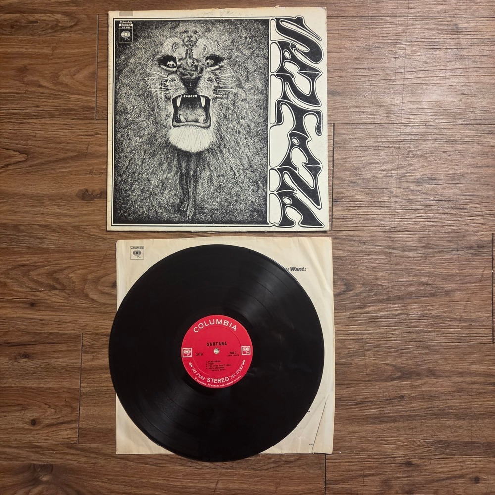 Santana – Self-Titled Columbia 1969 CS 9781 Vinyl LP 33 RPM 12" Latin Rock